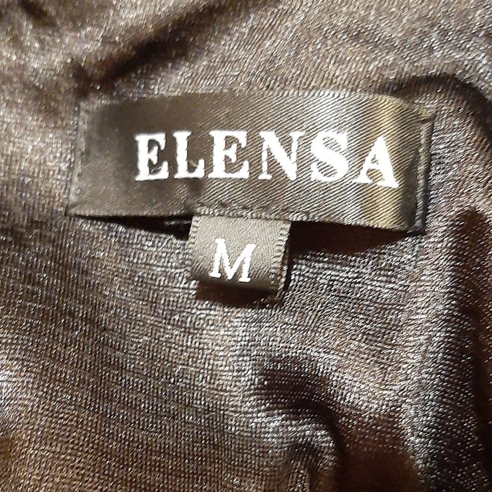 Elensa Black Evening Dress (Medium) - Picture 9 of 10